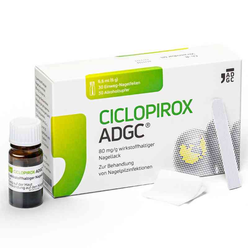 CICLOPIROX ADGC Nagellack bei Nagelpilz 80 mg/g  6.6 ml von Zentiva Pharma GmbH PZN 17184228