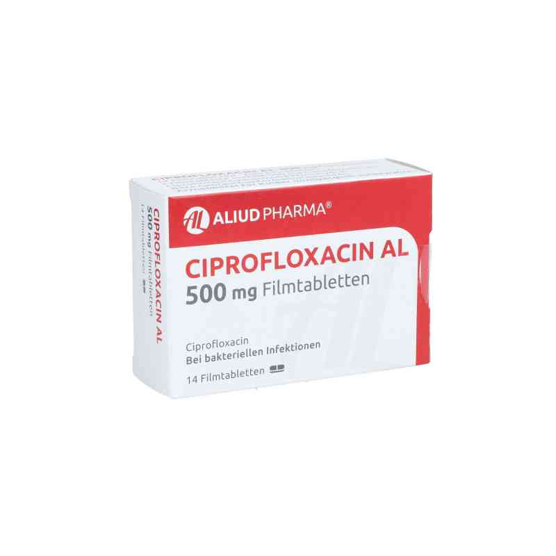 Ciprofloxacin Al 500 mg Filmtabletten 14 stk von ALIUD Pharma GmbH PZN 13156471