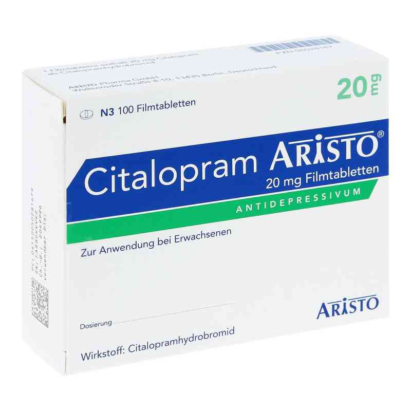 Citalopram Aristo 20mg 100 stk von Aristo Pharma GmbH PZN 05028167