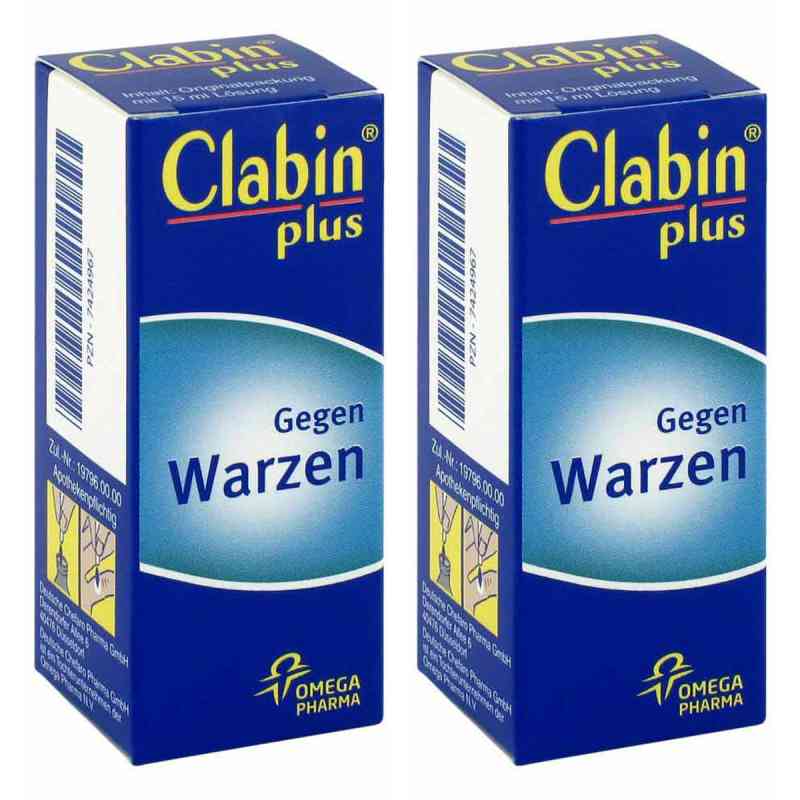 CLABIN PLUS - Lösung zur Behandlung von Warzen 2x15 ml von Perrigo Deutschland GmbH PZN 08105127