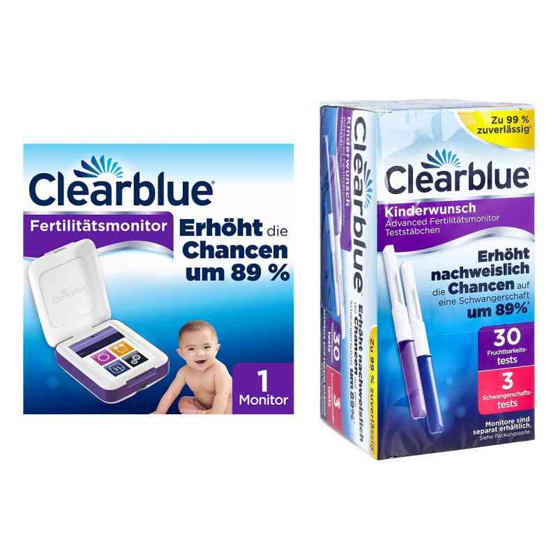 Clearblue Advanced Fertilitätsmonitor 1 stk + Clearblue Fertilit 1 stk von WICK Pharma - Zweigniederlassung der Procter & Gam PZN 08102472