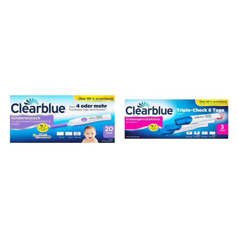 Clearblue Ovulationstest fortschrittlich & digital 20 stk + Trip 1 stk von  PZN 08102470