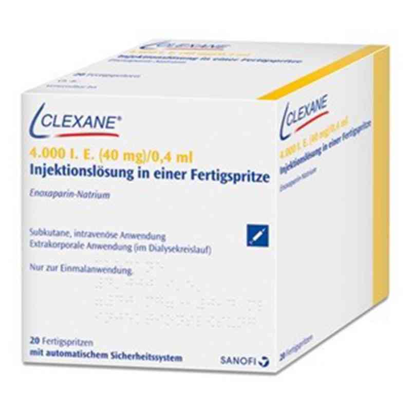 Clexane 40mg 0,4ml mit Sicherheits-System 20 stk von Sanofi-Aventis Deutschland GmbH PZN 05013361