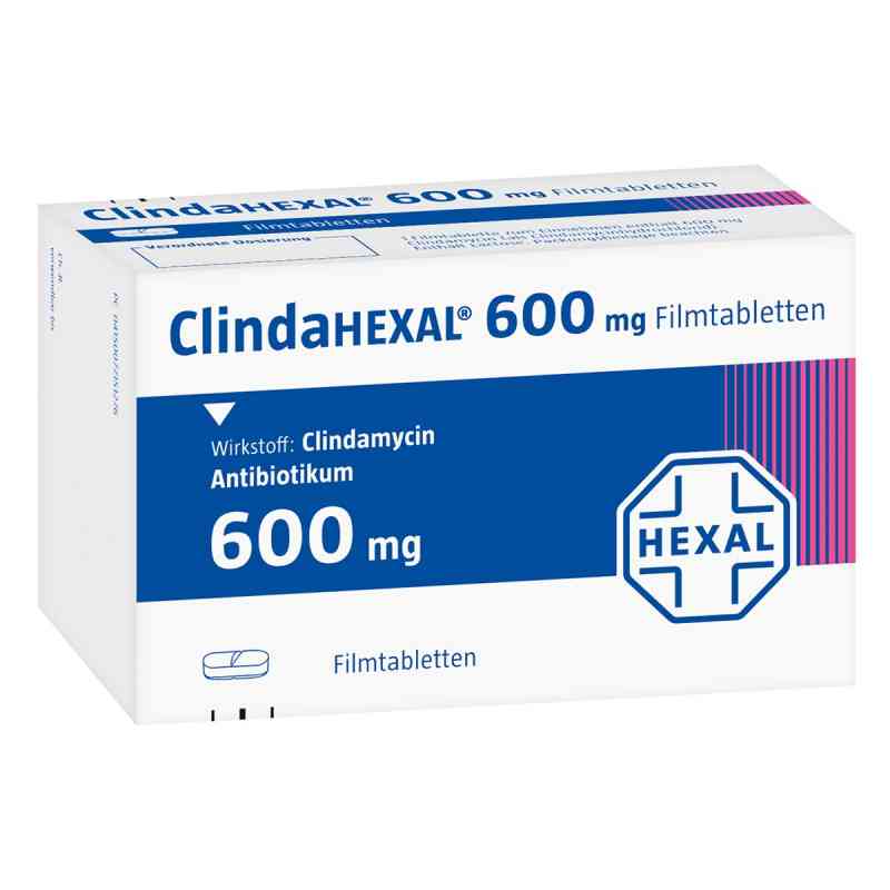 Clindahexal 600 mg Filmtabletten 12 stk von Hexal AG PZN 02482523