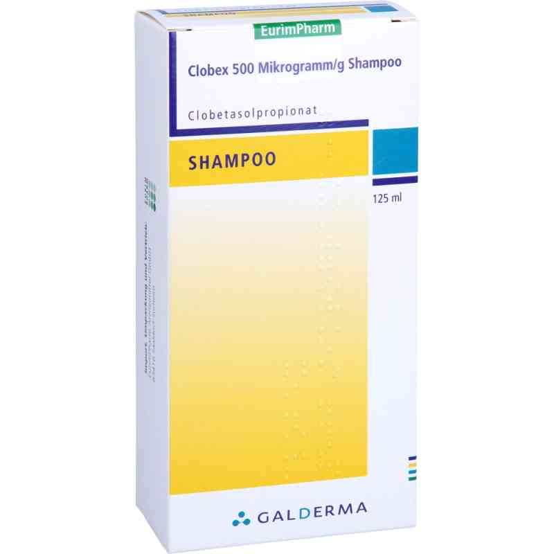 Clobex 500 Mikrogramm/g Shampoo 125 ml von EurimPharm Arzneimittel GmbH PZN 07549864