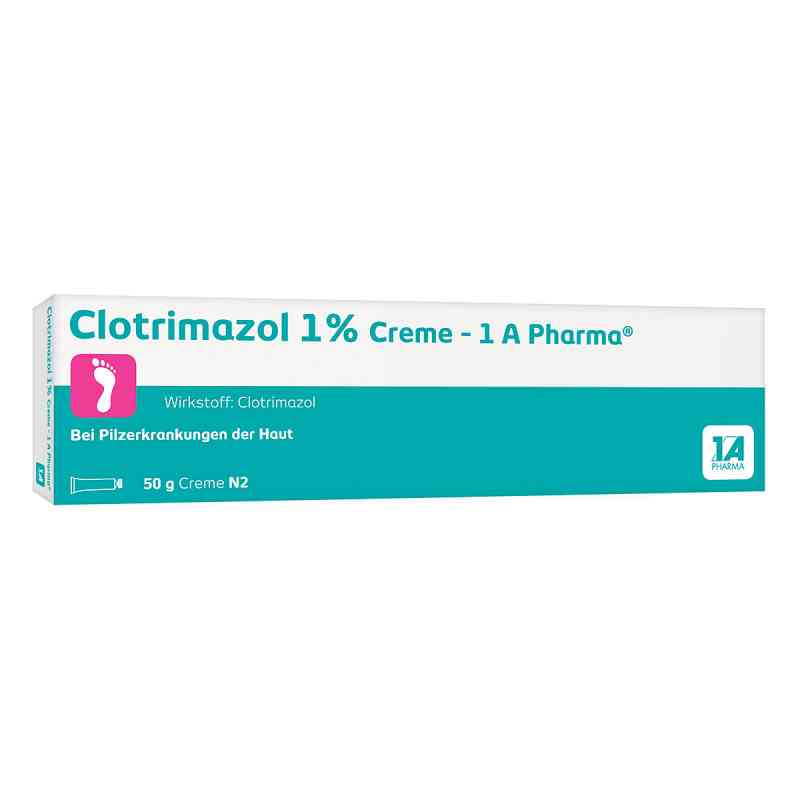 Clotrimazol 1% Creme bei Pinzerkrankungen 50 g von 1 A Pharma GmbH PZN 02409006