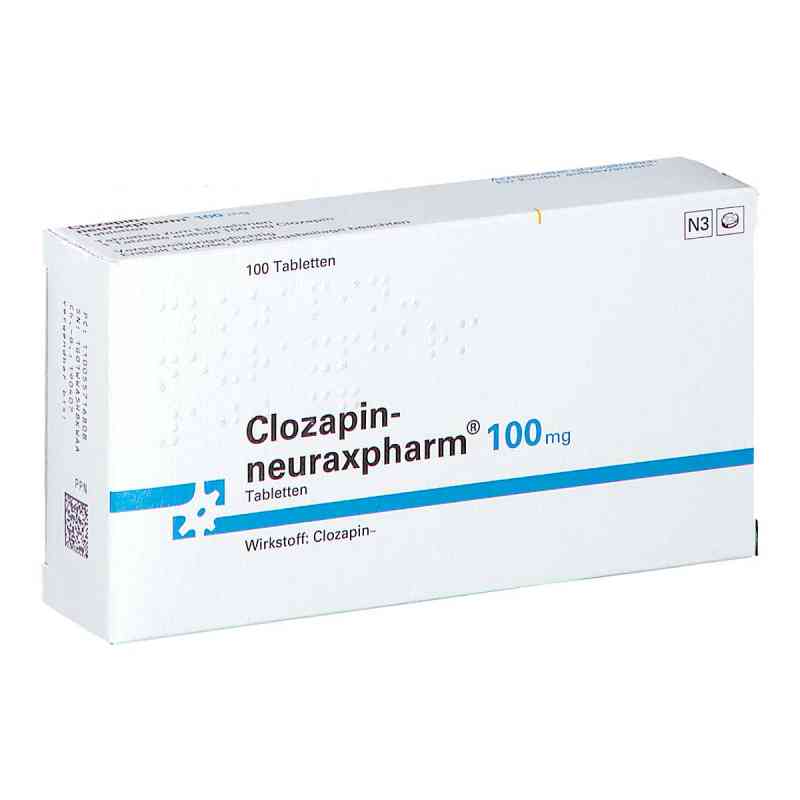 Clozapin-neuraxpharm 100mg 100 stk von neuraxpharm Arzneimittel GmbH PZN 00557168