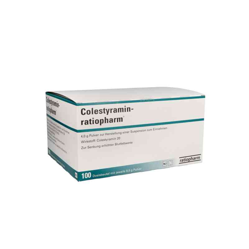 Colestyramin-ratiopharm 4g Beutel 100 stk von ratiopharm GmbH PZN 03752060