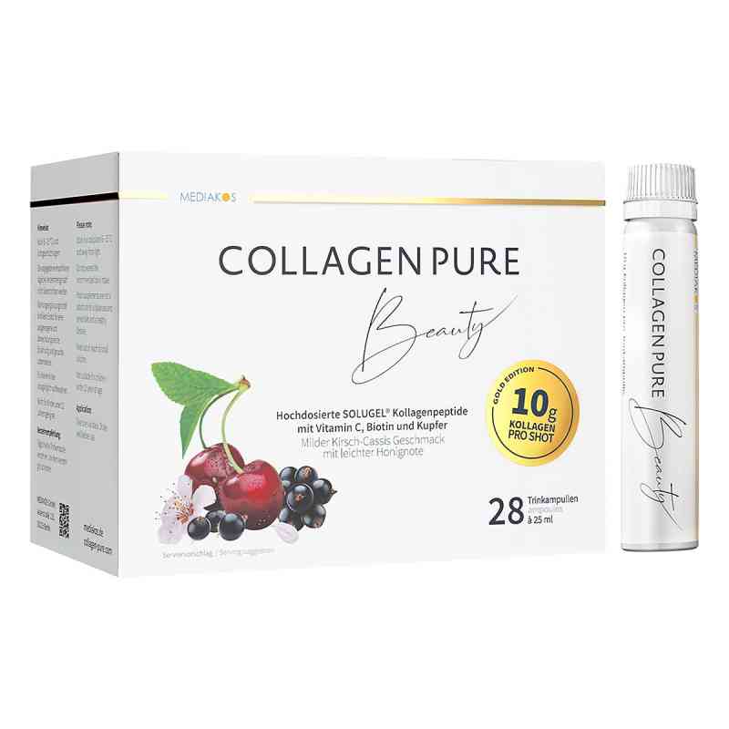 Collagen Pure Beauty Gold Edition M.10 G Kollagen 28X25 ml von Mediakos GmbH PZN 18674696