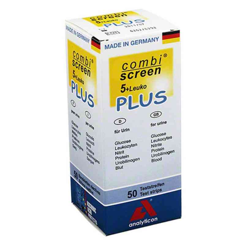 Combiscreen 5+leuko Plus Teststreifen 50 stk von ANALYTICON Biotechnologies GmbH PZN 04809916