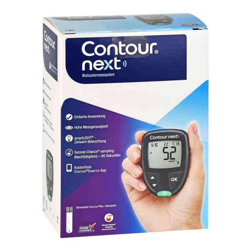 Contour Next Neu Set Blutzuckermessgerät mmol/l 1 stk von Ascensia Diabetes Care Deutschland GmbH PZN 15298293