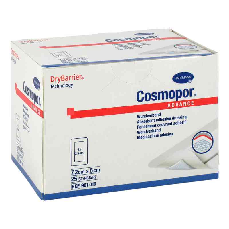 Cosmopor Advance 5x7,2 cm 25 stk von PAUL HARTMANN AG PZN 03546509