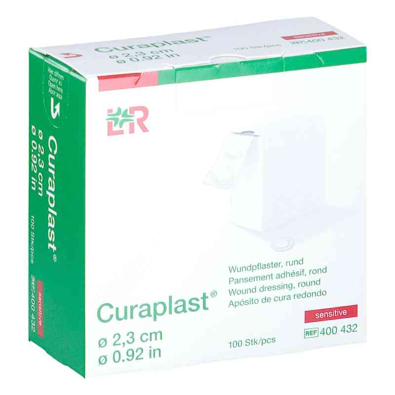 Curaplast Strips Sensitiv rund 2,3cm 100 stk von Lohmann & Rauscher GmbH & Co.KG PZN 07632921