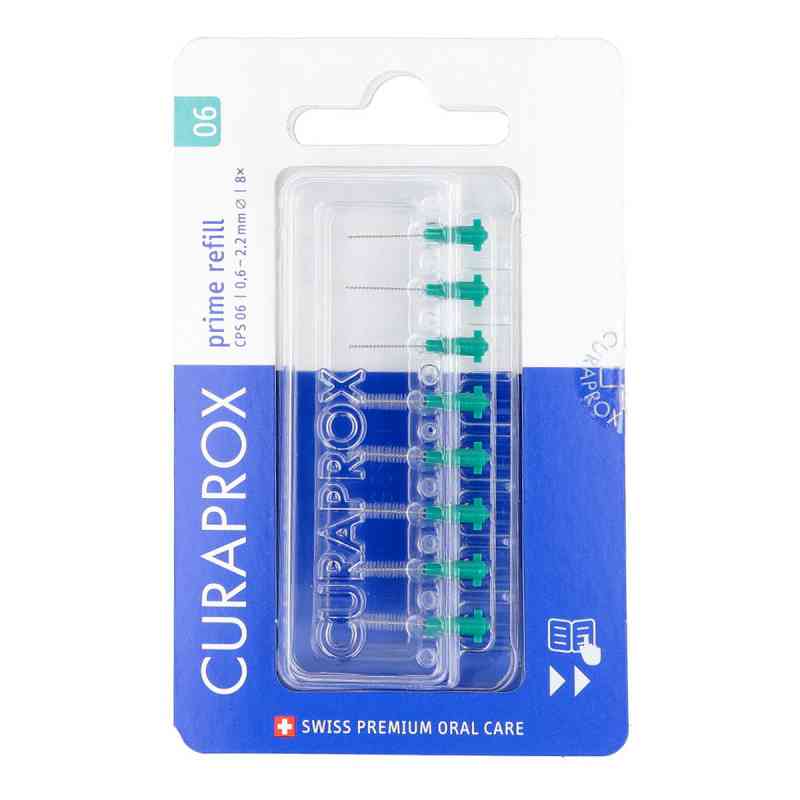 Curaprox Cps 06 prime Interdentalbürsten Refill 8 stk von Curaden Germany GmbH PZN 16166406