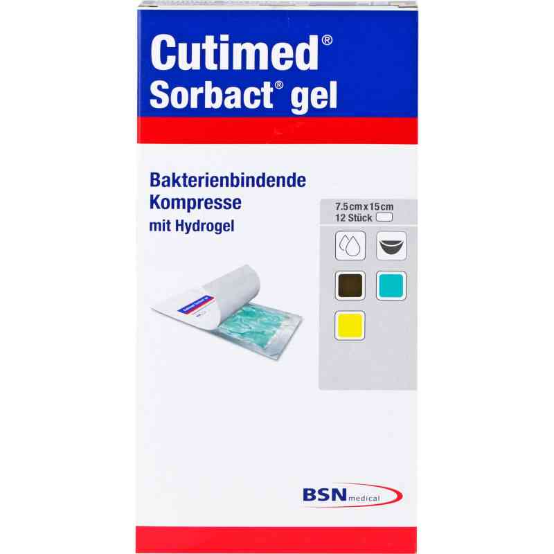 Cutimed Sorbact Gel Kompressen 7,5x15 cm 12 stk von ToRa Pharma GmbH PZN 11603954