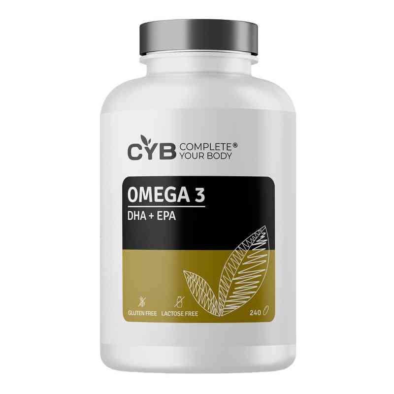 CYB® Omega-3 240 mg DHA + 360 mg EPA Kapseln 240 stk von MedGoNET GmbH PZN 19680405