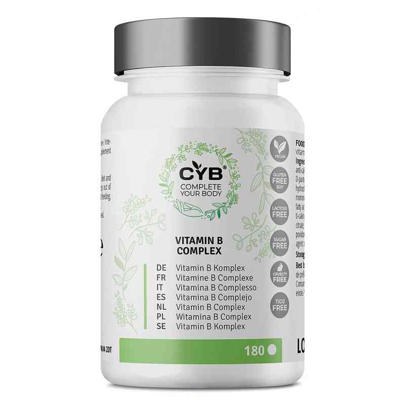 CYB® Vitamin B-komplex Tabletten 180 stk von MedGoNET GmbH PZN 18492475