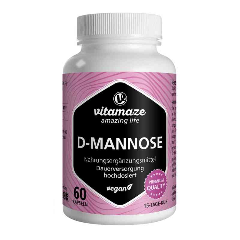 D-mannose Hochdosiert Vegan Kapseln 60 stk von Vitamaze GmbH PZN 17841301