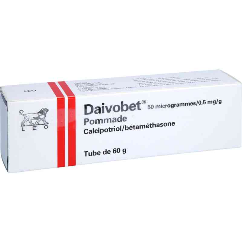 Daivobet 50 Mikrogramm/g + 0,5 mg/g Salbe 60 g von European Pharma B.V. PZN 11873197