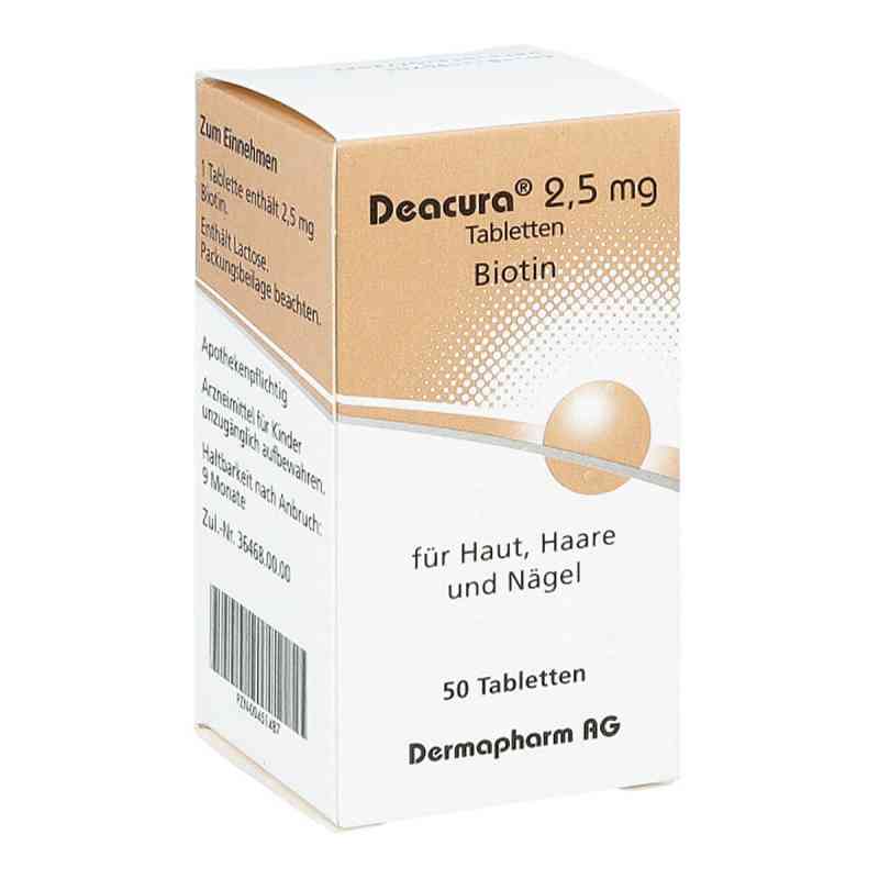 Deacura 2,5 mg Tabletten 50 stk von DERMAPHARM AG PZN 00451487