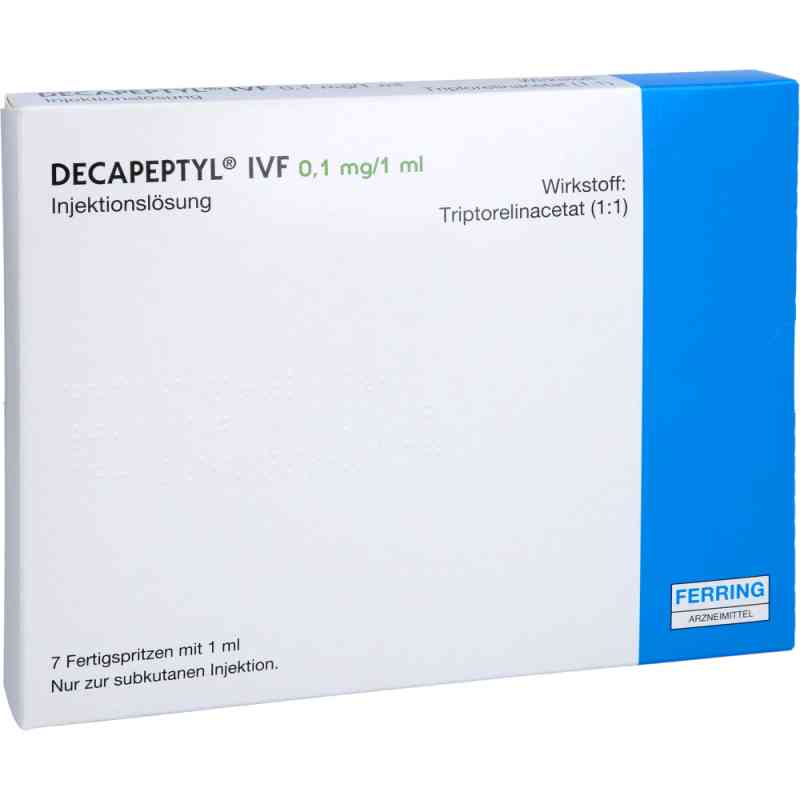 Decapeptyl Ivf 0,1 mg/1 ml iniecto lsg.i.fertigspritz. 7 stk von FERRING Arzneimittel GmbH PZN 06412347