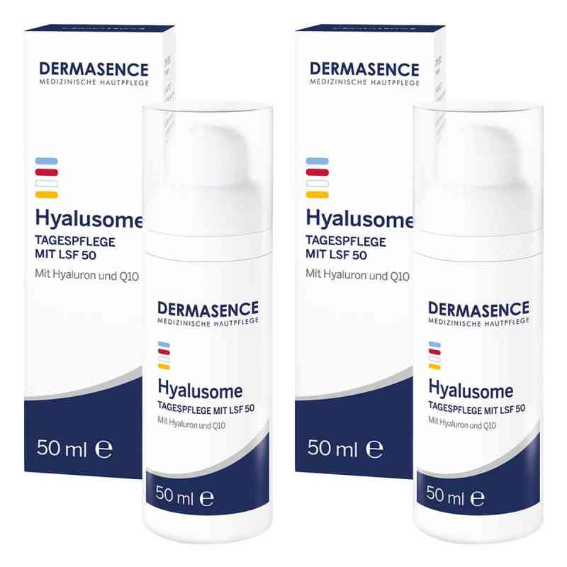 Dermasence Hyalusome Tagespflege Mit Lsf 50 2x50 ml von Medicos Kosmetik GmbH & Co. KG PZN 08104476