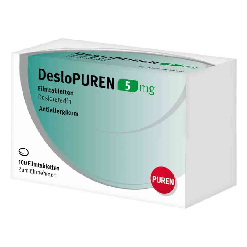 DesloPUREN 5 mg Filmtabletten 100 stk von PUREN Pharma GmbH & Co. KG PZN 16861767