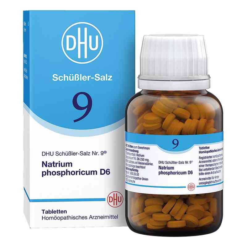 DHU Schüßler-Salz Nummer 9 Natrium phosphoricum D6 Tabletten 420 stk von DHU-Arzneimittel GmbH & Co. KG PZN 06584203