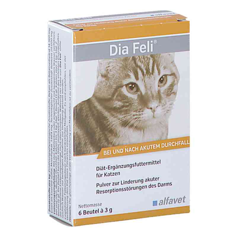 Dia Feli Pulver für Katzen 6X3 g von alfavet Tierarzneimittel GmbH PZN 10172682