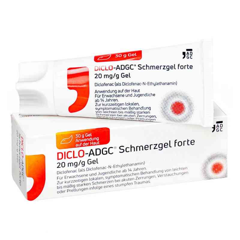 Diclo-ADGC Schmerzgel Forte 20 Mg/g 30 g von Zentiva Pharma GmbH PZN 18049900