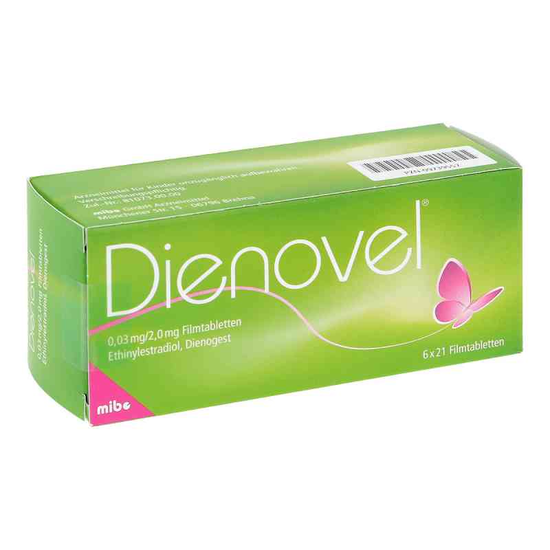Dienovel 0,03mg/2,0mg 6X21 stk von MIBE GmbH Arzneimittel PZN 09739557