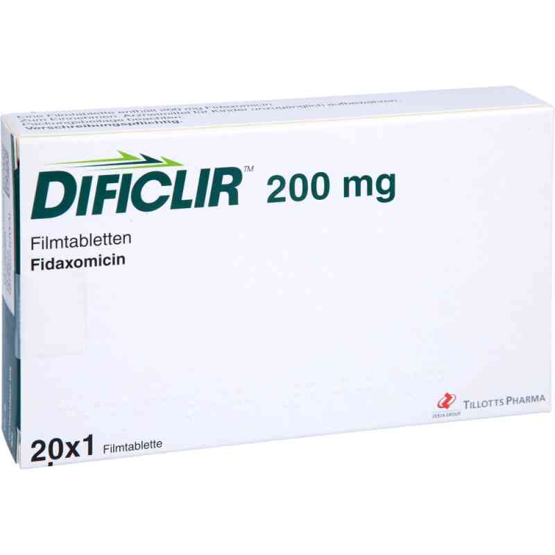 Dificlir 200 mg Filmtabletten 20 stk von Tillotts Pharma GmbH PZN 09537658