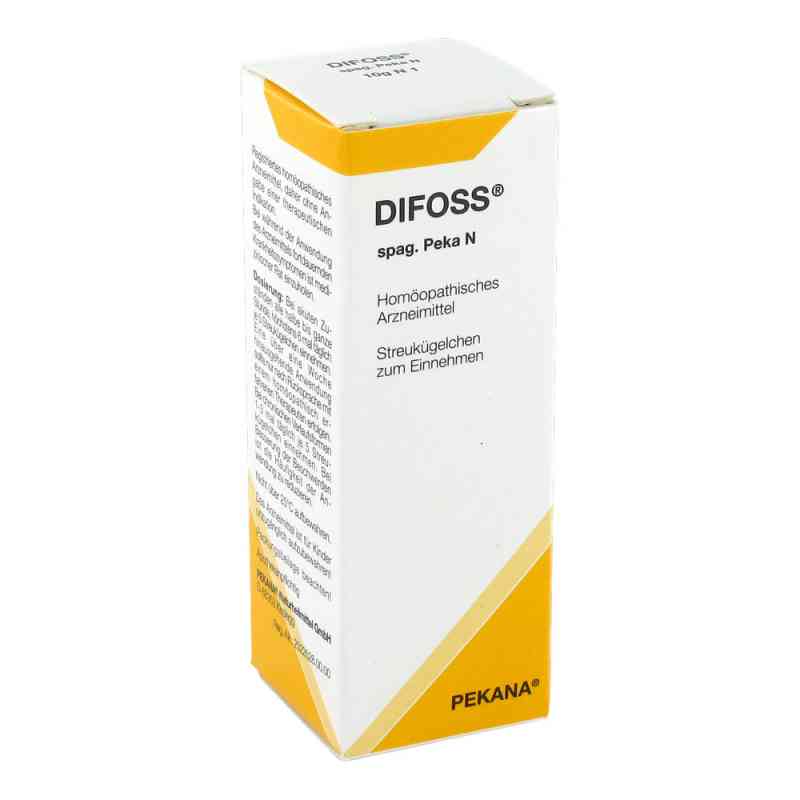 Difoss spag.Peka N Globuli 10 g von PEKANA Naturheilmittel GmbH PZN 02291071