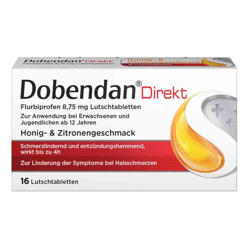 Dobendan Direkt Flurbiprofen 8,75 mg Lutschtabletten 16 stk von Reckitt Benckiser Deutschland GmbH PZN 17518439