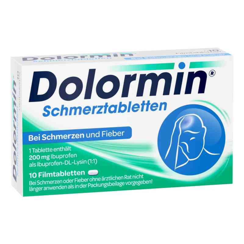 Dolormin Schmerztabletten mit 200 mg Ibuprofen  10 stk von Kenvue Germany GmbH (OTC) PZN 04590205