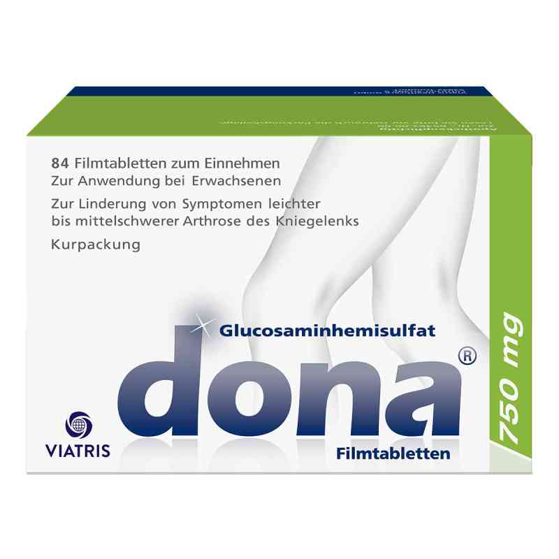 Dona 750 mg: Kniearznei bei Arthrose, hochdosiertes Glucosamin 84 stk von Cooper Consumer Health Deutschland GmbH PZN 04629769