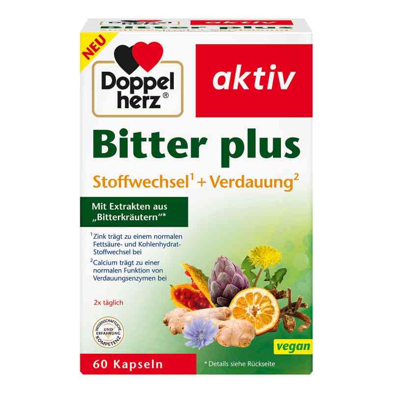 Doppelherz Bitter Plus Kapseln 60 stk von Queisser Pharma GmbH & Co. KG PZN 19441468