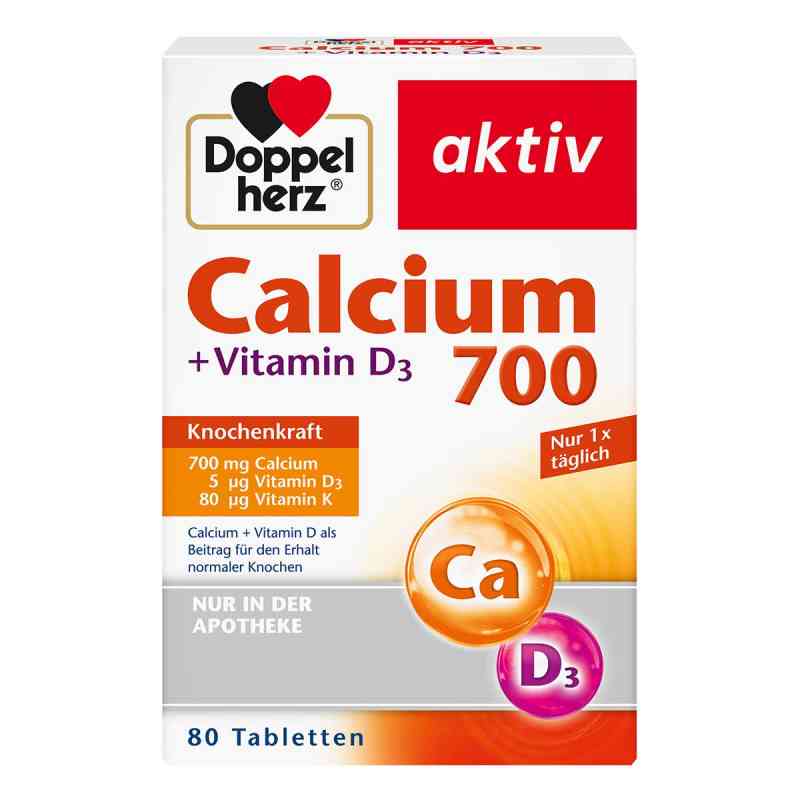 Doppelherz Calcium 700 + Vitamin D3 Tabletten 80 stk von Queisser Pharma GmbH & Co. KG PZN 11346374