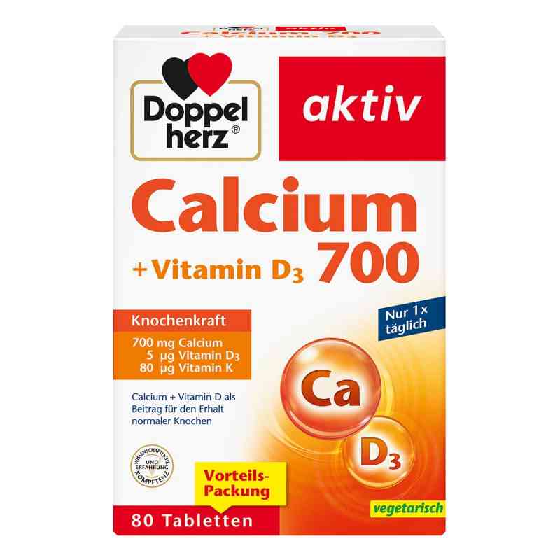 Doppelherz Calcium 700 + Vitamin D3 Tabletten 80 stk von Queisser Pharma GmbH & Co. KG PZN 11346374