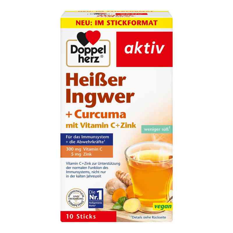 Doppelherz heisser Ingwer+curcuma Beutel 10 stk von Queisser Pharma GmbH & Co. KG PZN 16528677