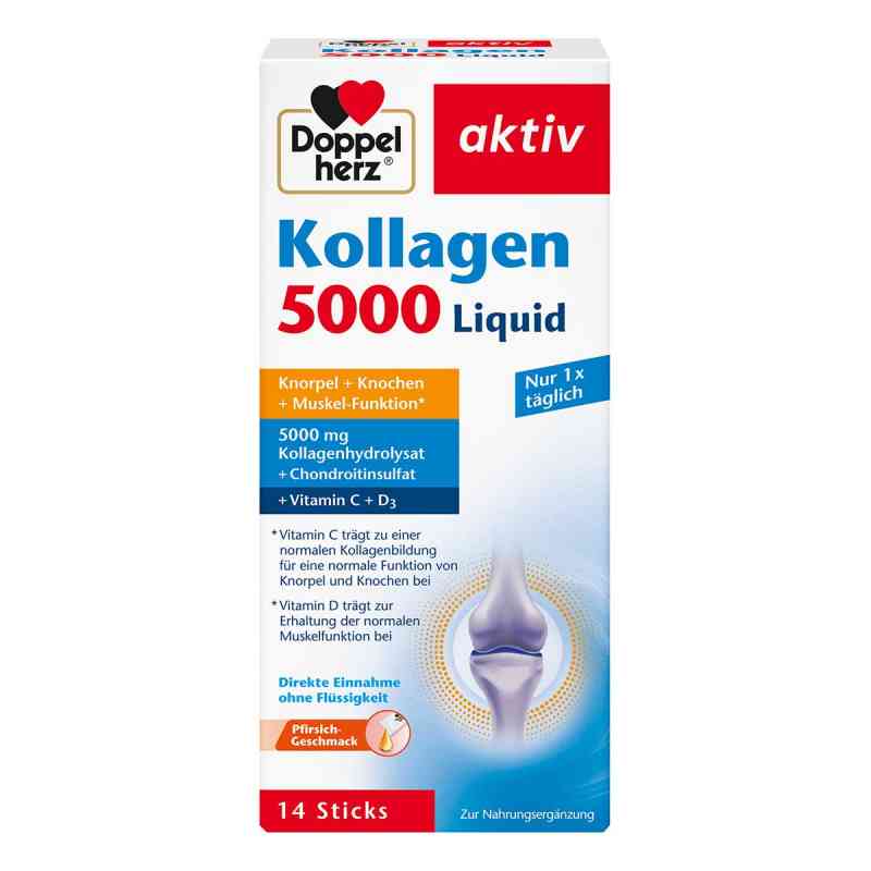 Doppelherz Kollagen 5000 Liquid Sticks 14X10 ml von Queisser Pharma GmbH & Co. KG PZN 18028364