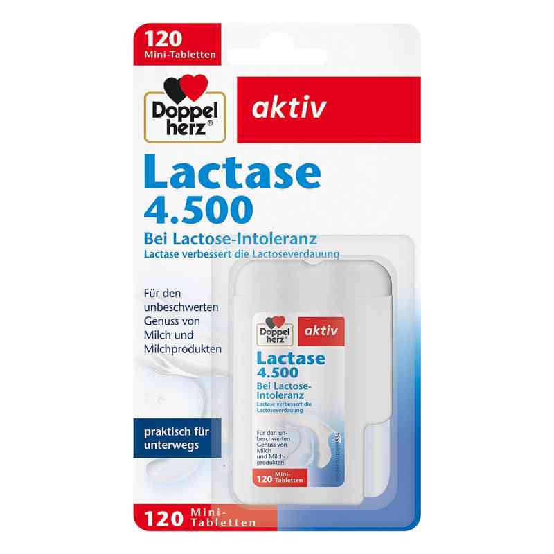 Doppelherz Lactase 4.500 Tabletten 120 stk von Queisser Pharma GmbH & Co. KG PZN 12894563