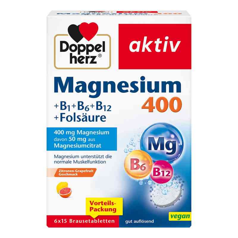 Doppelherz Magnesium 400+b1+b6+b12+folsäure Bta 6X15 stk von Queisser Pharma GmbH & Co. KG PZN 17556813