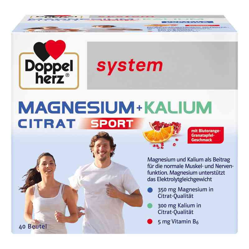 Doppelherz Magnesium + Kalium Citrat system Granulat 40 stk von Queisser Pharma GmbH & Co. KG PZN 01522692