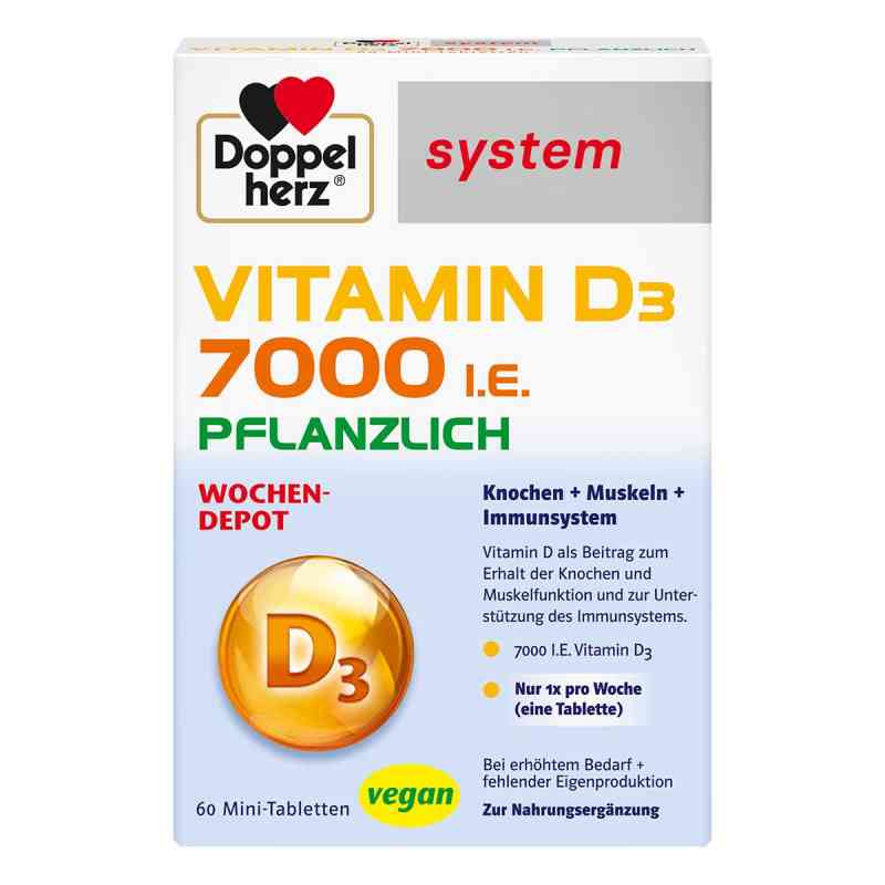 Doppelherz Vitamin D3 7000 I.e. Pflanzlich Sys.tab 60 stk von Queisser Pharma GmbH & Co. KG PZN 19413101