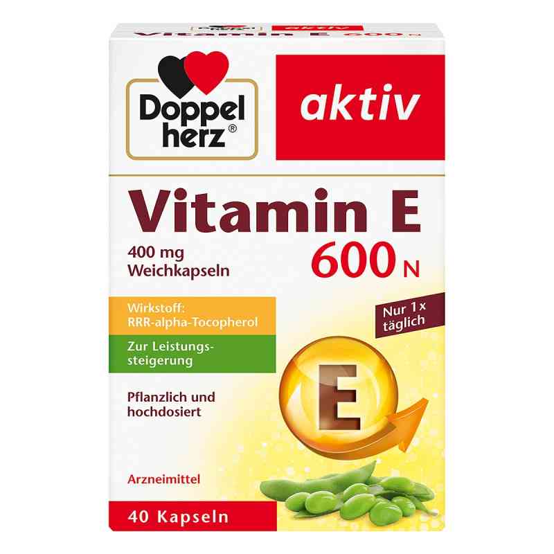 Doppelherz Vitamin E 600 N Weichkapseln 40 stk von Queisser Pharma GmbH & Co. KG PZN 10057811