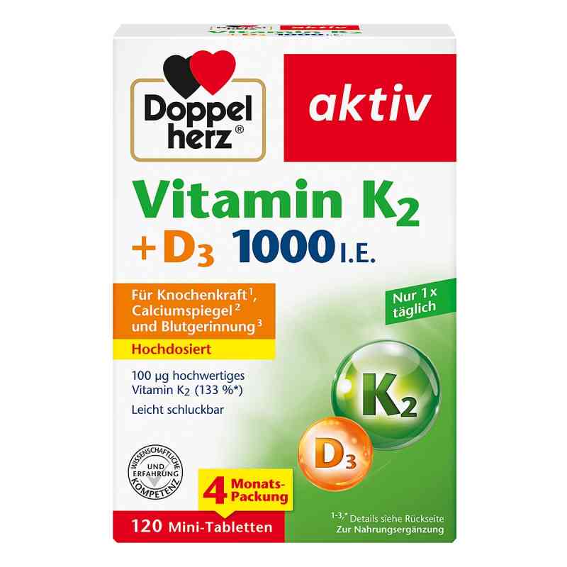 Doppelherz Vitamin K2+d3 1000 I.e. Tabletten 120 stk von Queisser Pharma GmbH & Co. KG PZN 17980882