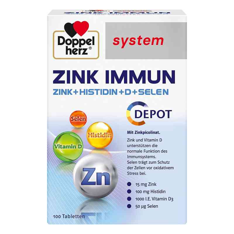 Doppelherz Zink Immun Depot system Tabletten 100 stk von Queisser Pharma GmbH & Co. KG PZN 15611560