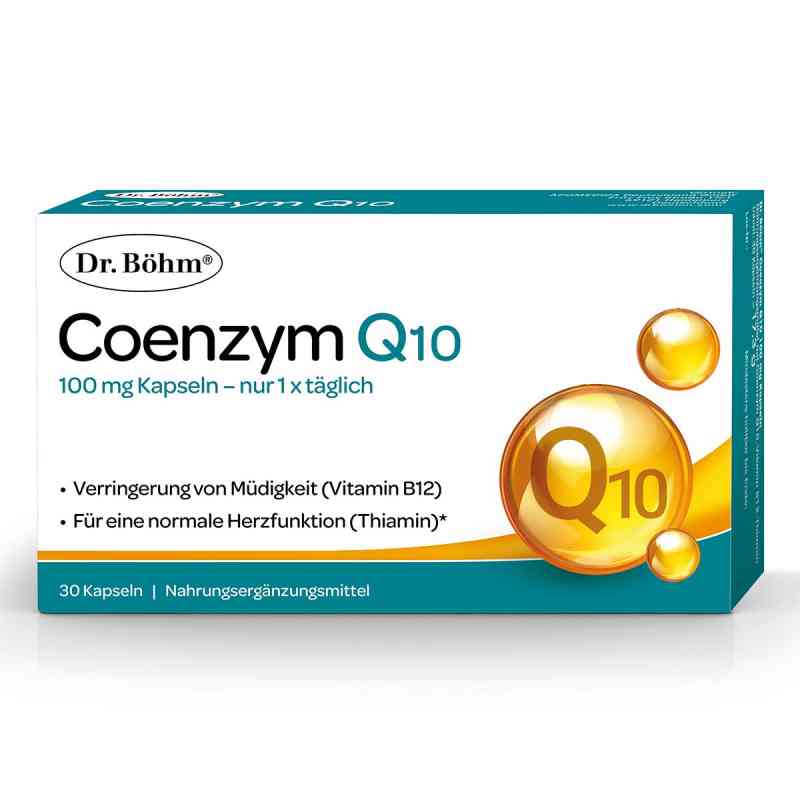 Dr. Böhm Coenzym Q10 Kapseln 30 stk von Apomedica Pharmazeutische Produkte GmbH PZN 20398051
