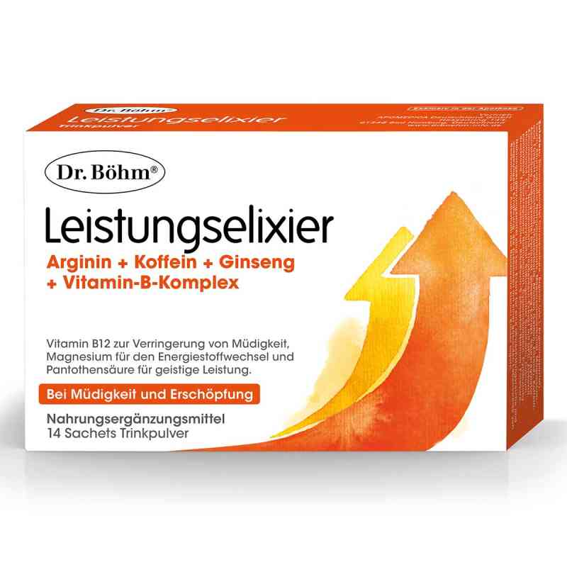 Dr. Böhm Leistungs-Elixier Brausegranulat 14 stk von Apomedica Pharmazeutische Produkte GmbH PZN 13164542